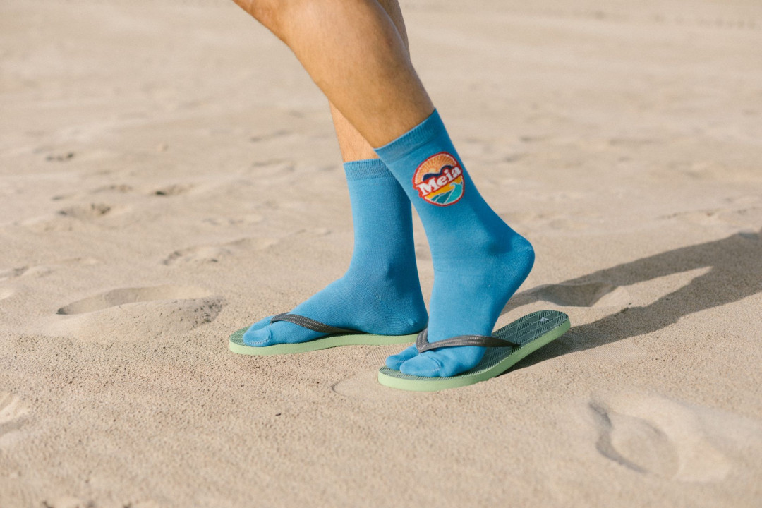 Chaussettes tabi unies Meia